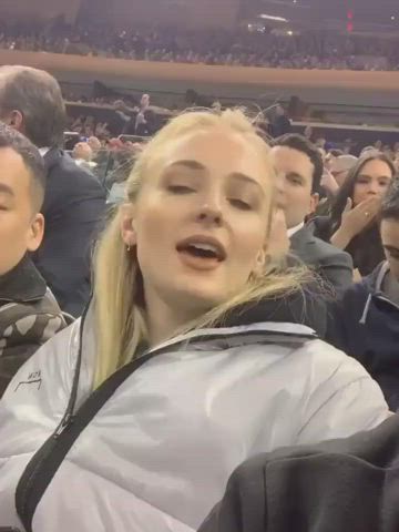 Celebrity Cute Sophie Turner Porn GIF by redbledcom