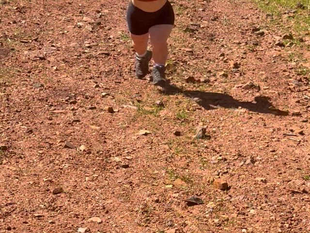flashing boobs in forest