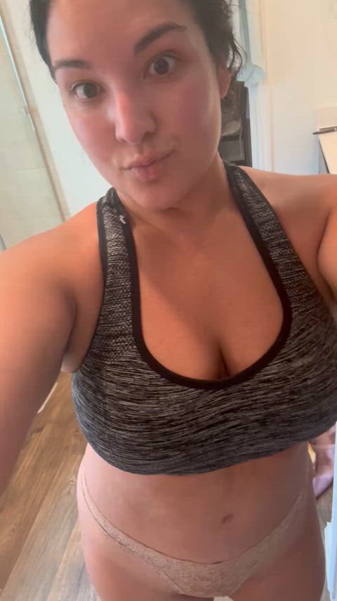 Just giving you a little show after my workout