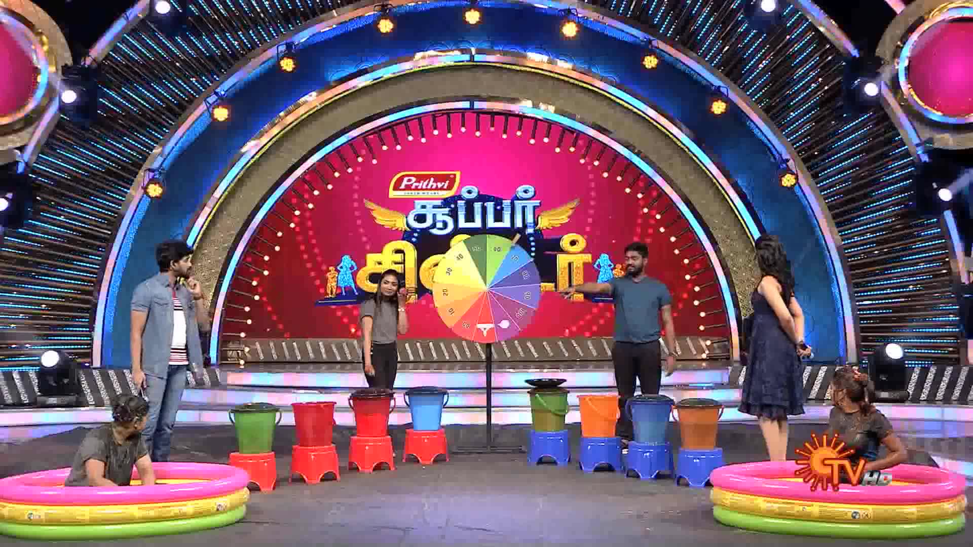 Wet sloppy dog food dumped on a girl for losing gameshow