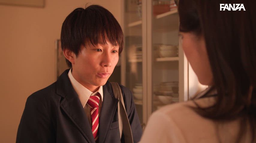 URE-073 After her son is teased by classmates for being a virgin Ririko Kinoshita takes matters into her own hands and mouth and pussy