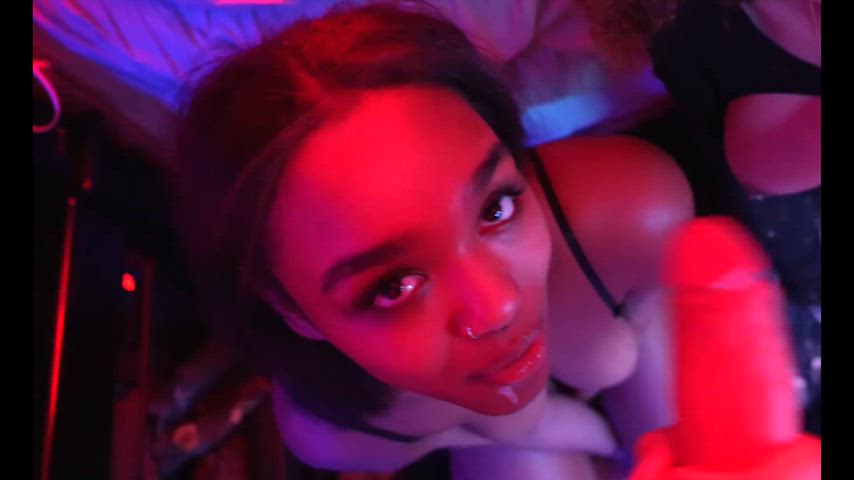 Cum Cumshot Ebony Handjob Threesome Porn GIF by bangermayne