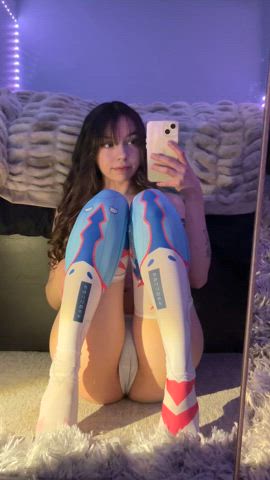 18 Years Old Amateur Asian Brunette Canadian JAV Petite Small Tits Teen TikTok Porn GIF by miamiaof