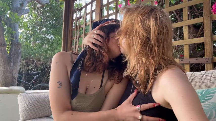 Kissing in the nature makes me horny