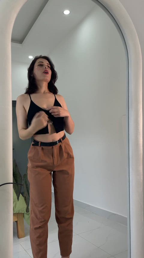 Amateur Teen Tits Porn GIF by silky_heart45