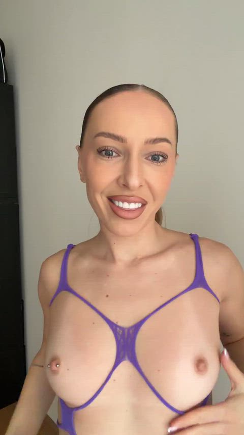 Boobs Homemade MILF Milfs Nipples Pierced Piercing Small Tits White Girl pierced pussy Porn GIF by beauty_honey_heat