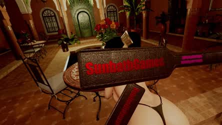 SunbathGames Free VR minigame - Late night spanking with Primrose, with physics based interaction and voice acting - Link in comments