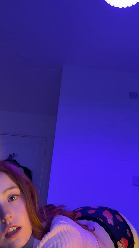 Can I be your person little redhead slut