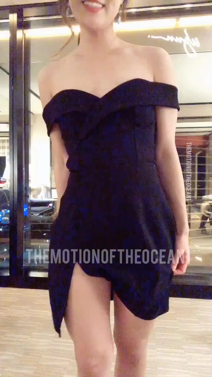 Would you guess that this petite Korean girl had this under her dress?
