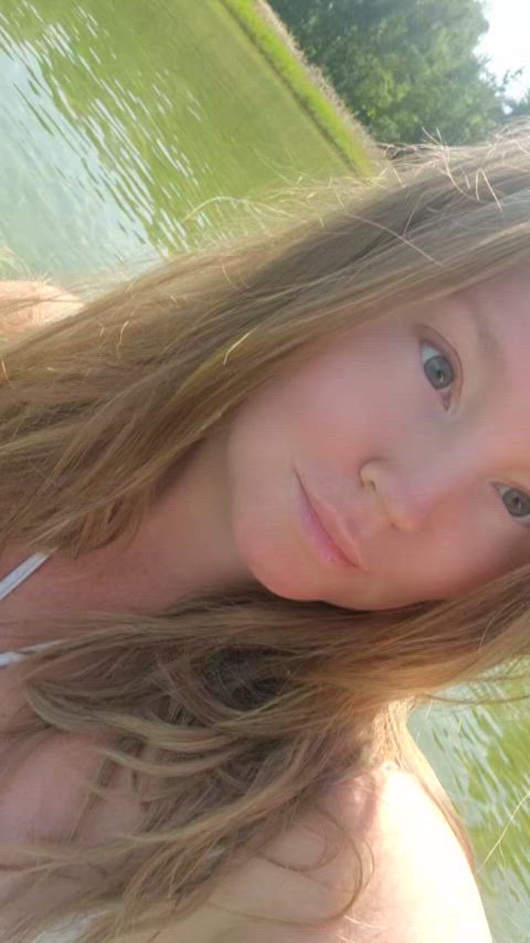 Morning swim. I love beeing a hotwife and to fuck in the forest 🫦