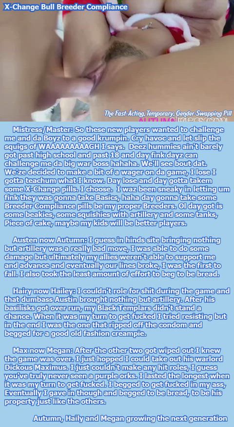 Autumn, Haily and Megan growing the next generation of players.