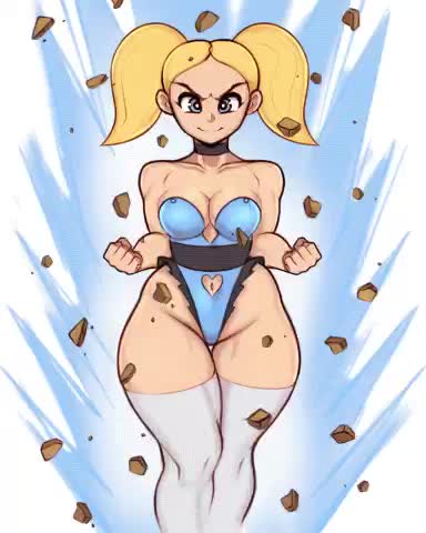 Bubbles going Super Saiyan here
