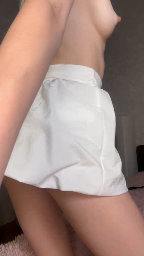 Do you enjoy the view under my skirt
