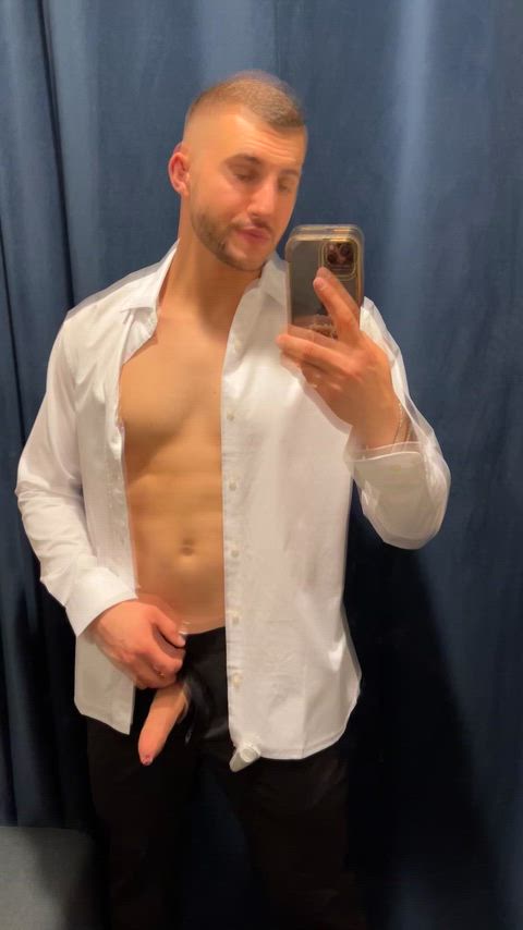 Should I bring myself to cum right here?