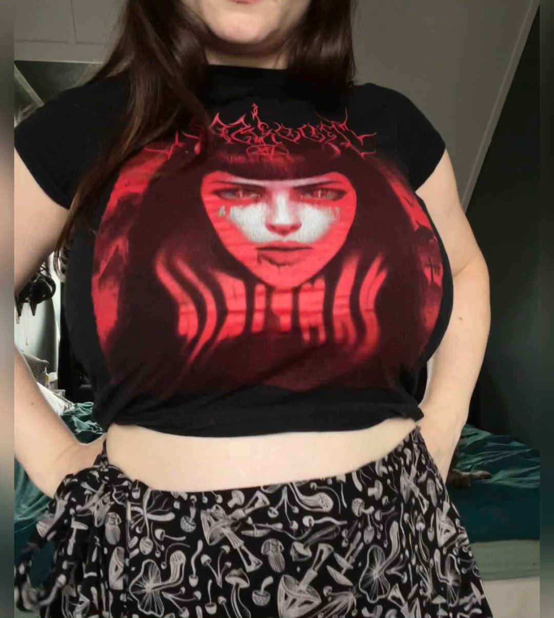 During a metal concert hehe