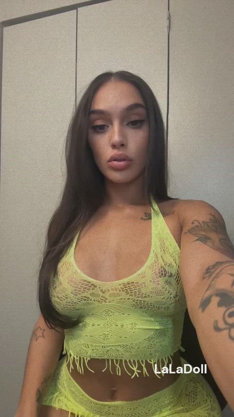 Amateur Babe CamSoda Cute Homemade Latina NSFW Nipples See Through Clothing Tattoo Porn GIF by camsoda