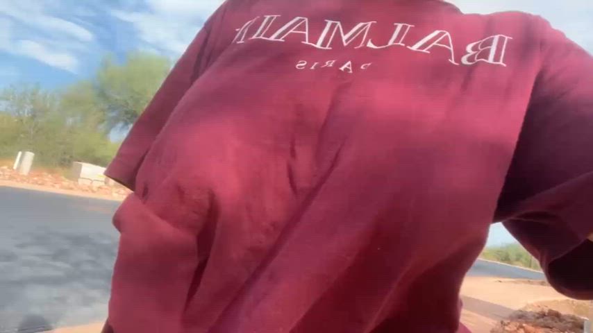 Taking my daily hot girl walk