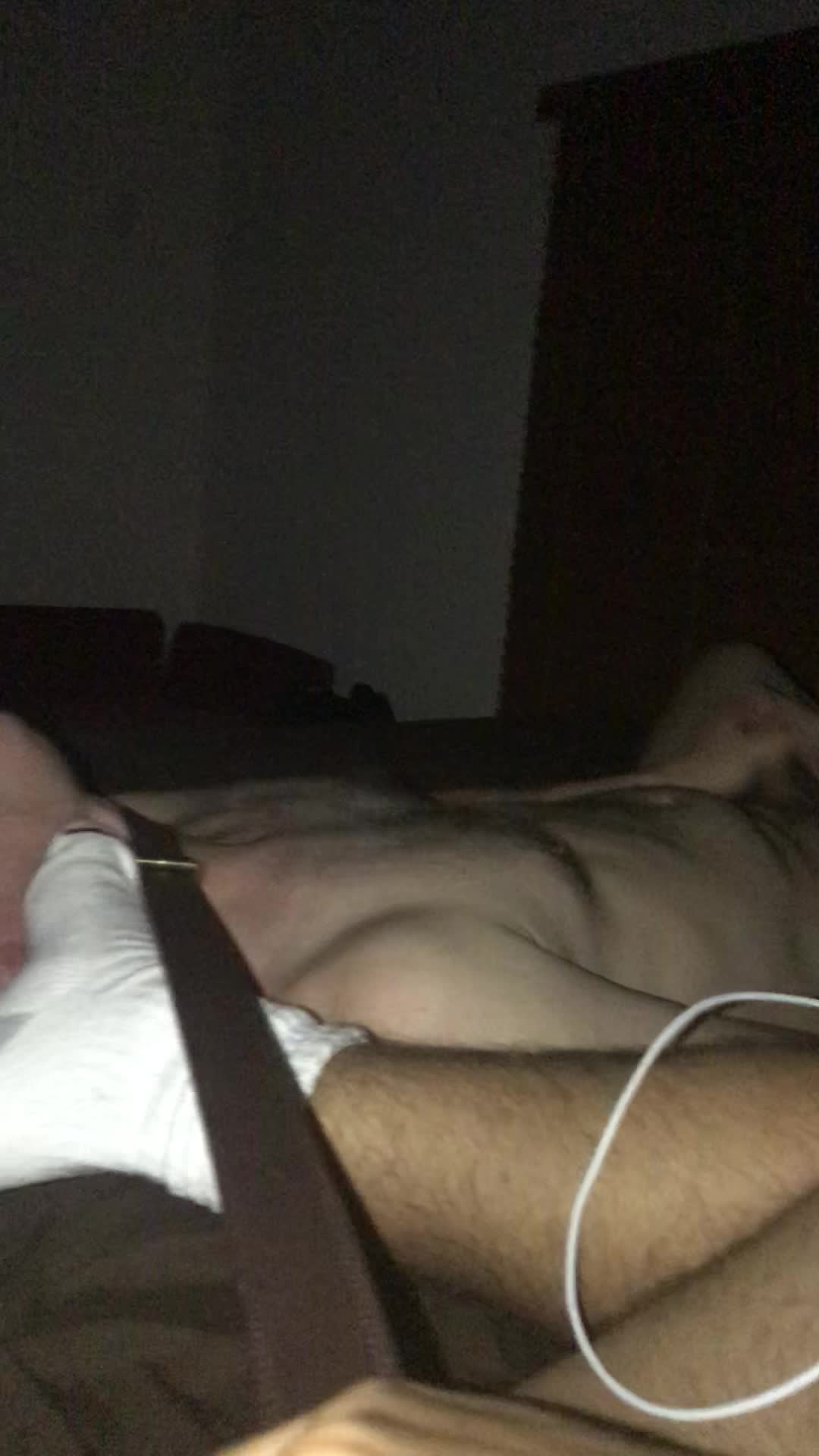 Daddy was being bad so had to give him the belt treatment pt. 1