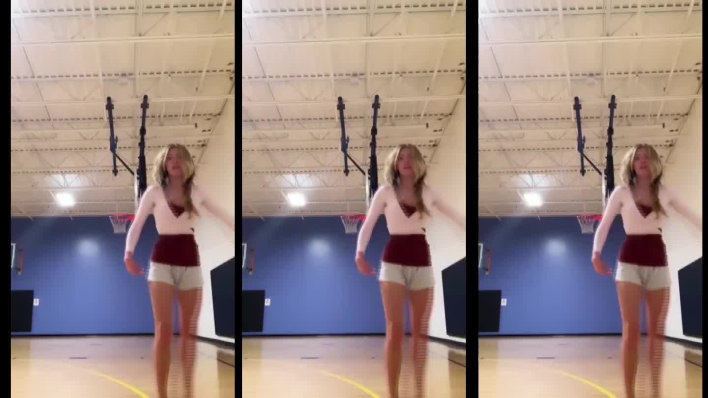 Watching this MILF practice her dance