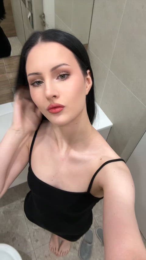 I like to show my pale tits wherever I go