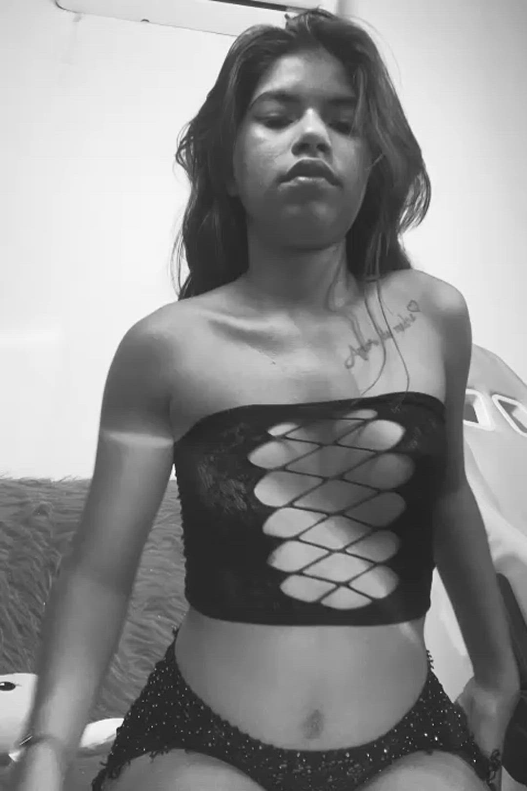 18 Years Old, Camgirl, Interracial, Latina, NSFW, Natural Tits