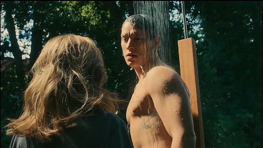 Rich young guy bends knee to lick juicy wet pussy of his younger sister's friend