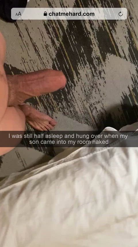 My sense of right and wrong went out the window when I saw my son's dick