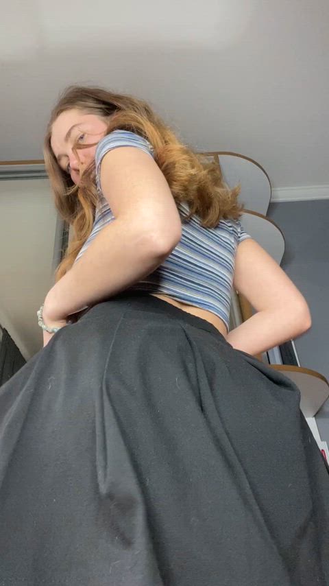 Amateur Ass Cute Solo Student Teen Tits Porn GIF by alice_only