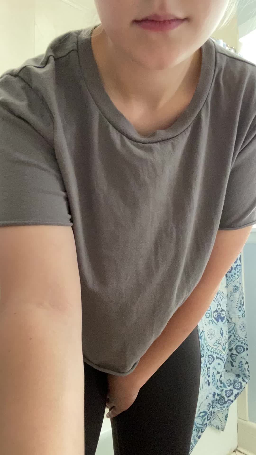 A nice strip tease where you can watch how my tits bounce 👅 I’m always so horny