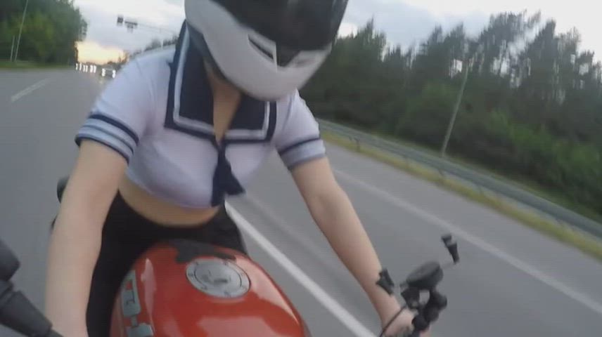Ass Big Tits Flashing Public Porn GIF by redrider45