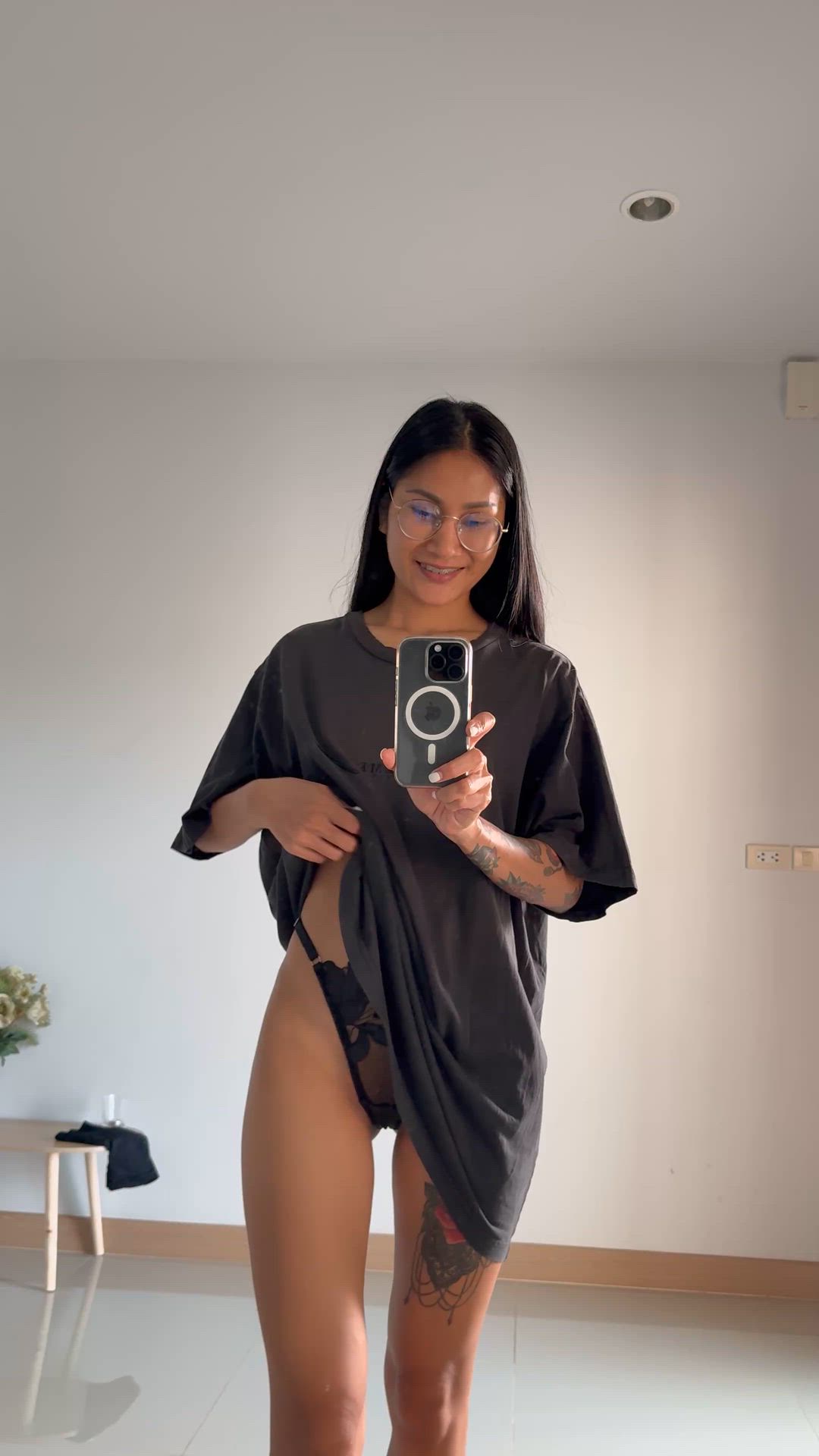 You like my petite Asian body?