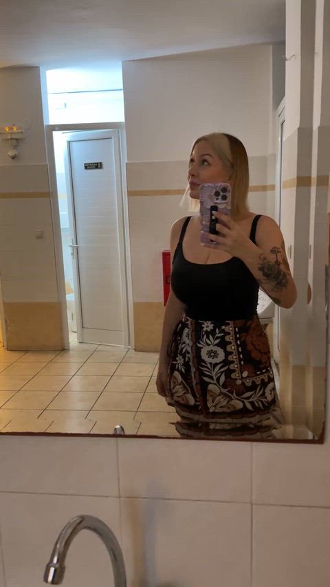 In the bar/restaurant toilets restroom area :P