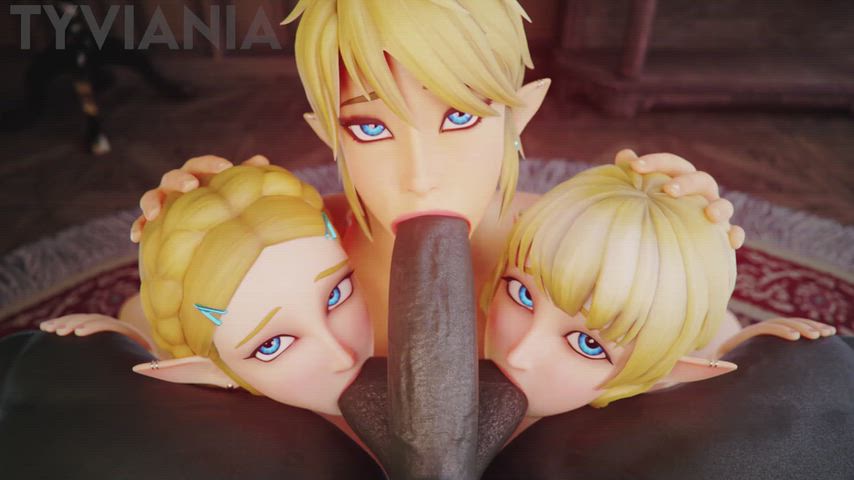 3D Blowjob Rule34 Porn GIF by goobermoosh