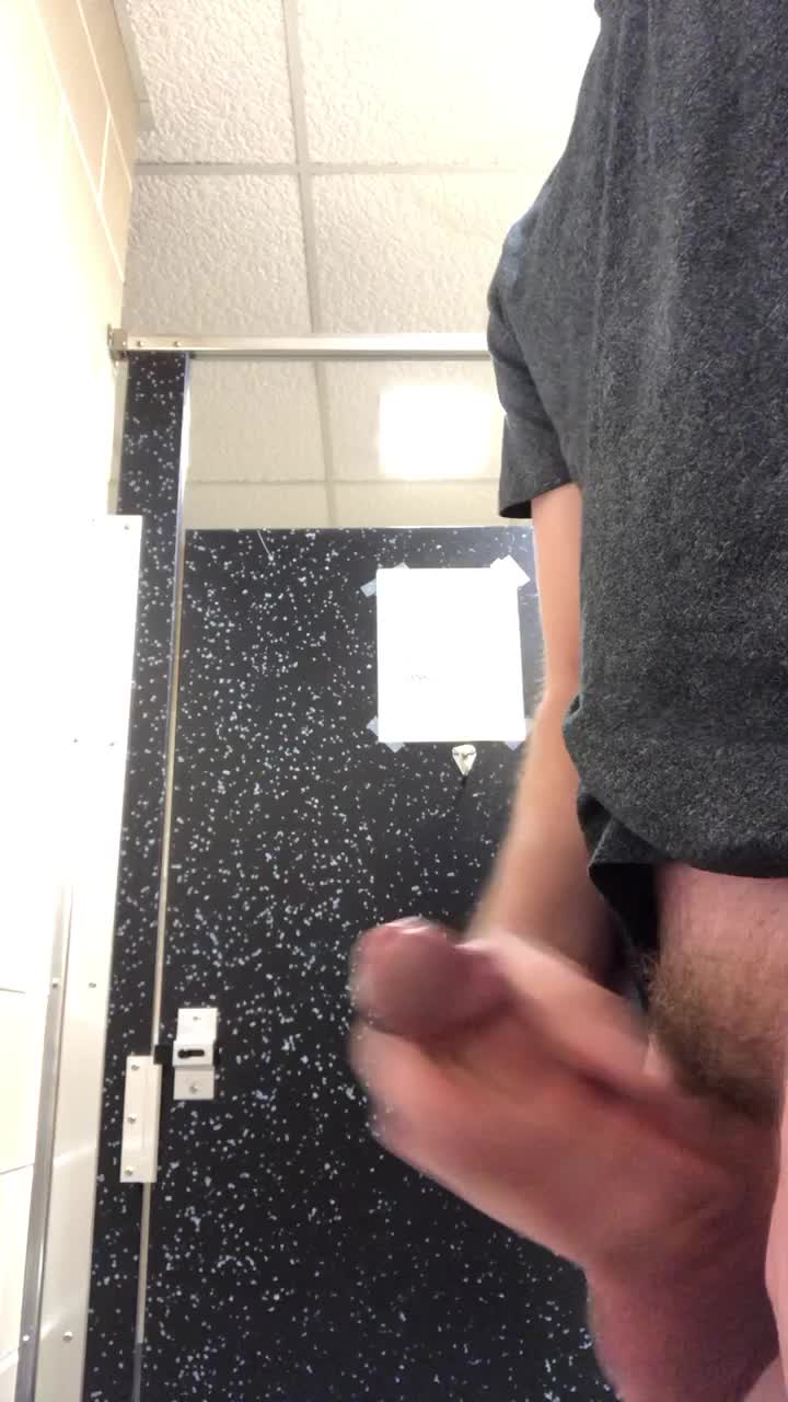 After the shower at the gym...