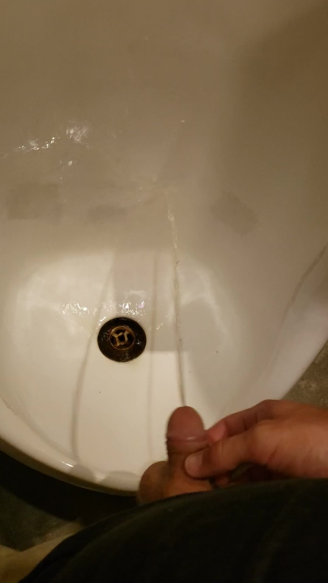 Enjoying the national park bathroom