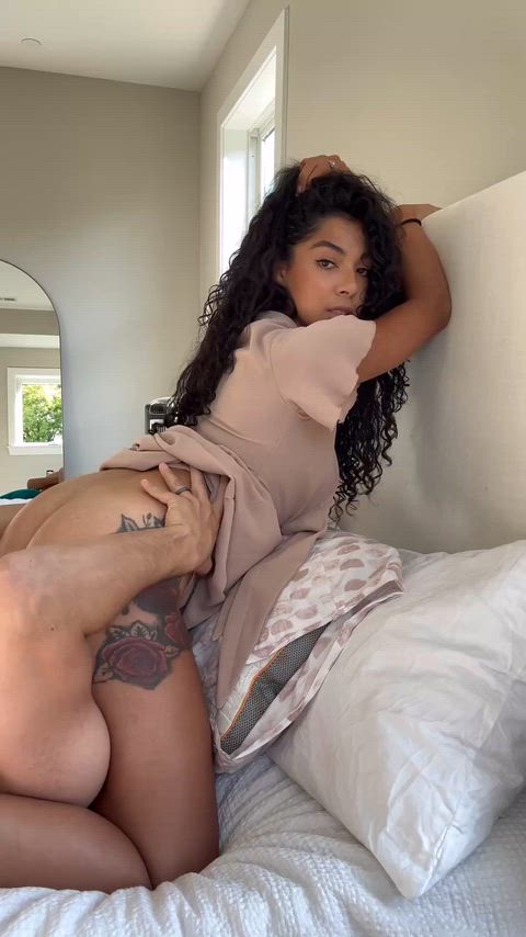 Amateur Ass Big Ass Brunette Cute Homemade Latina OnlyFans Pussy Porn GIF by whosbonnieandclyde