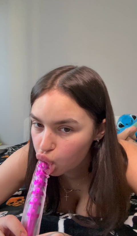 Creampie Femboy Interracial Jerk Off Natural Tits Orgasm Shaved Pussy Sissy Thick Cock White Girl Porn GIF by lovesofa