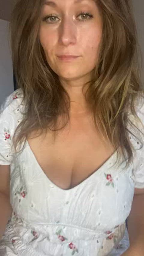 Amateur Big Tits Brunette Homemade Huge Tits MILF Mature Natural Tits Saggy Tits Solo Porn GIF by populardick