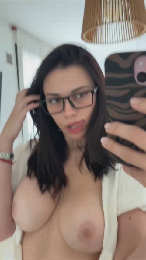 Playing with my tits is the best thing that can happen to you