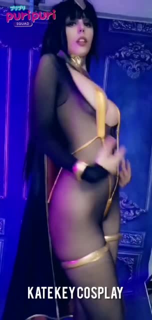 My cape is hiding something delicious! Tharja by Kate Key