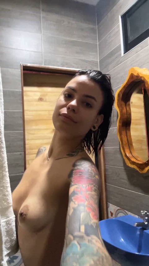 Amateur Ass Bathroom CamSoda Fetish NSFW Solo Tease Teen Tits Porn GIF by sofiareyes