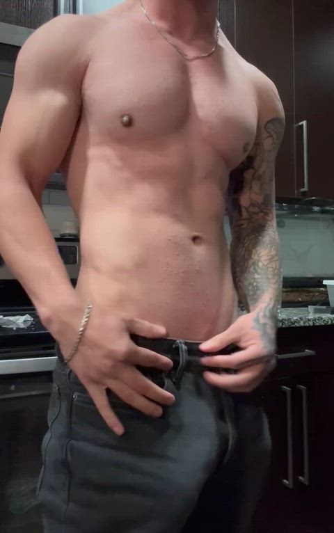 If I pull it out, will you blow me in the kitchen?