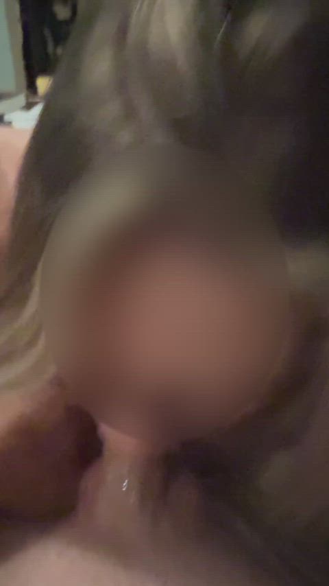 Giving my daily blowjob