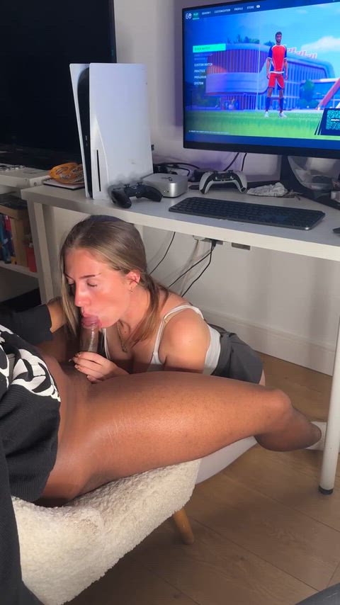 He wanted to play, but i wanted a taste