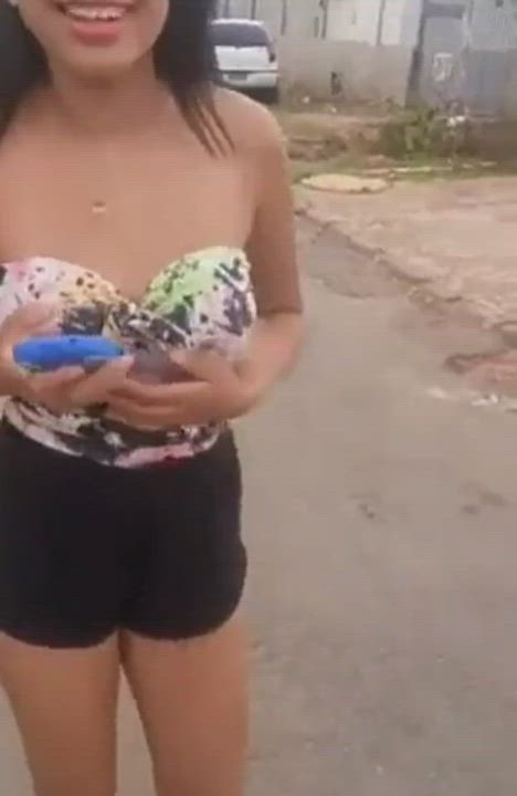 Boobs Flashing Nude Porn GIF by redbledcom