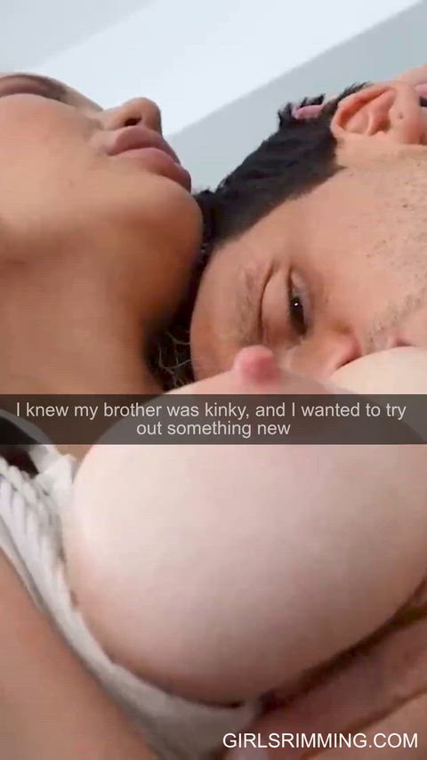 I wanted to try anal play, and I asked my brother if he wanted to join me