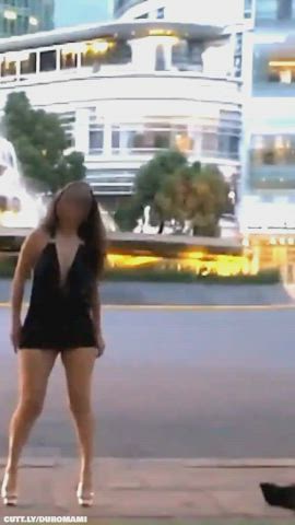 Big Ass Exhibitionist Exposed Flashing Mexican Public Pussy Tits Upskirt Porn GIF by duromami