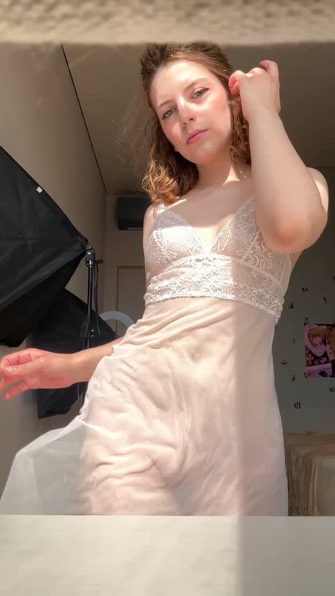 The best way to show up to a date is with nothing under