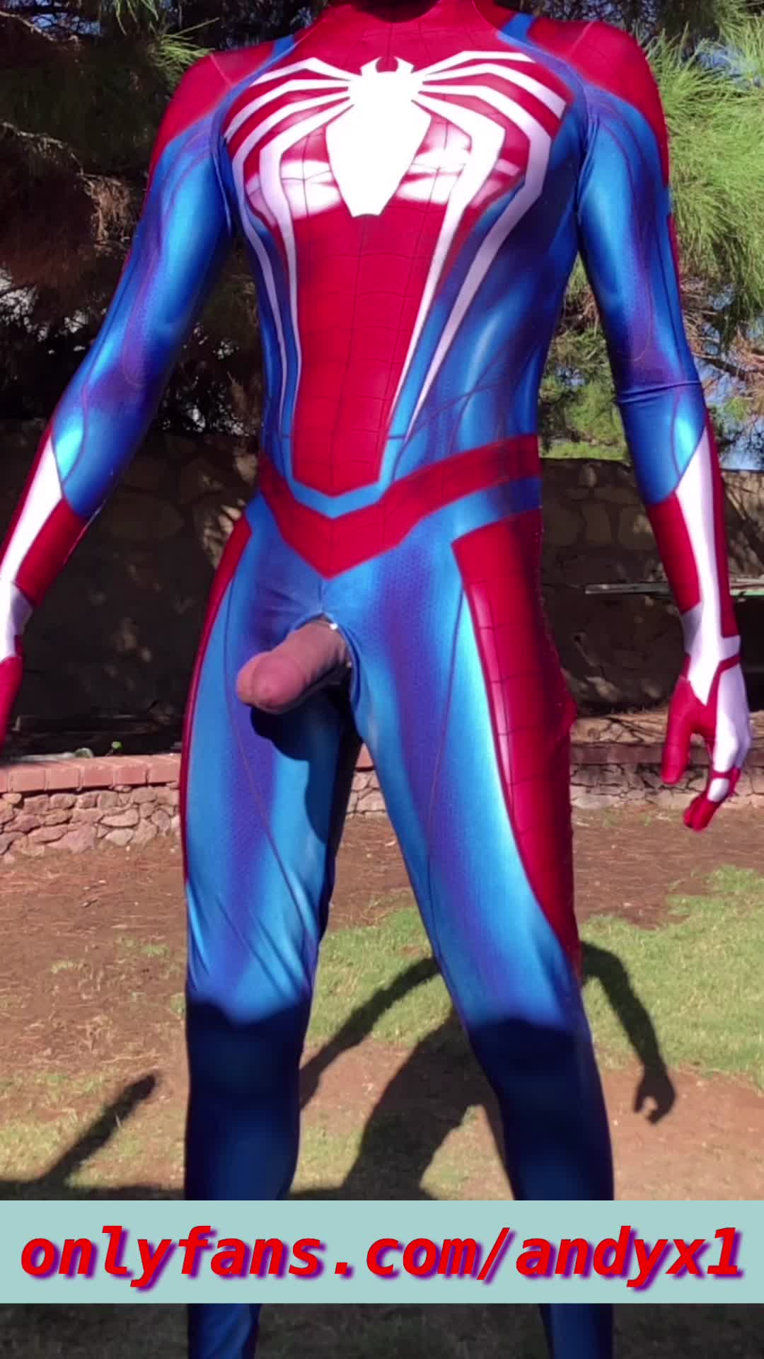 Good Morning 😜 You like my spidey cock? 😈