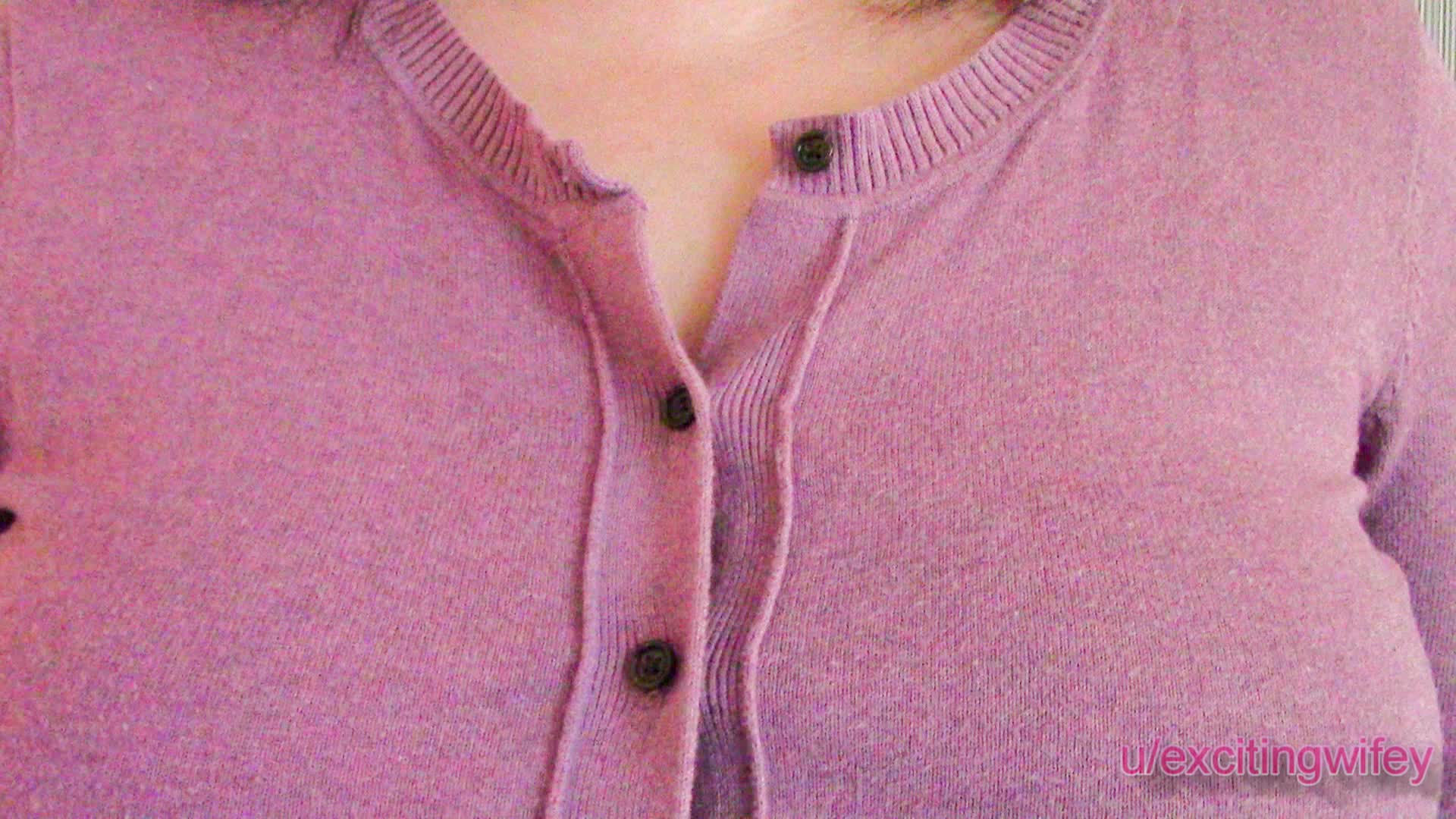 Taking that sweater off for you guys